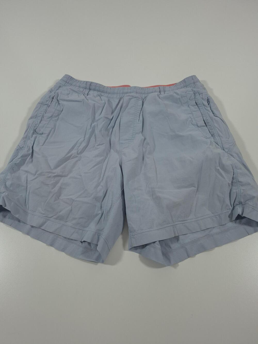 Birddogs Shorts Mens XL Blue Lined 7 Inseam Elastic Waist Athletic Gym